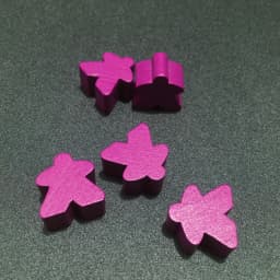 12PCS Wooden Humanoid Meeples Pawn Chess Pieces 12 Colors Standard Size 16mm For Meeple Carcassonne Board Game Accessories