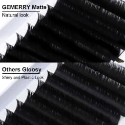 GEMERRY Easy Fan Lashes DIY Volume Faux Mink Mix Length Fast Bloom Russia Long Black Natural Eyelashes Extension Makeup Supplies