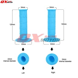 Motorcycle Handlebar Grips Donut For YAMAHA YZ YZF WR 85 125 250 426 450 250F 450F WR250F WR450F Dirt Bike Motocross Handle Grip