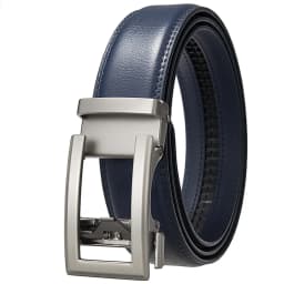 Cow Leather Men Belt 2026 New Automatic Genuine Leather Belts For Men Casual Brand Men's Belt Cowskin Strap Blue Brown B337