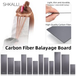 Professional Carbon Fiber Balayage Board for Barber Hairdresser Design Styling Tools Accessories and Hair Coloring Dyeing Board