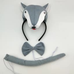 Party Children Girls Boy Plush Ear Headband  Fox Wolf   Birthday Gift  Animal  Hair Bands Halloween Costume Cosplay
