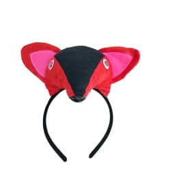 Party Children Girls Boy Plush Ear Headband  Fox Wolf   Birthday Gift  Animal  Hair Bands Halloween Costume Cosplay