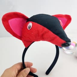 Party Children Girls Boy Plush Ear Headband  Fox Wolf   Birthday Gift  Animal  Hair Bands Halloween Costume Cosplay