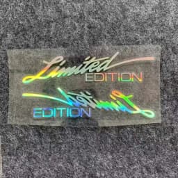 2Pcs/Set Limited Edition Car Stickers Refit Reflective Decals Car Rearview Mirror Stickers Car Body Motorcycle Stickers