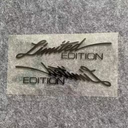 2Pcs/Set Limited Edition Car Stickers Refit Reflective Decals Car Rearview Mirror Stickers Car Body Motorcycle Stickers