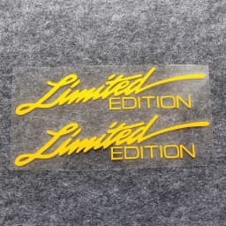 2Pcs/Set Limited Edition Car Stickers Refit Reflective Decals Car Rearview Mirror Stickers Car Body Motorcycle Stickers