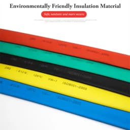 10 METER/LOT BLACK 1/2/3/4/5/6/8/10/10/12/14/16/18/20mm Heat Shrink Tubing Sleeving Tube 2:1Assortment Kit Electrical Connection