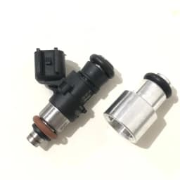 4pcs fuel injector extender adpator 14mm to 14mm for bosch short fuel injector to middle size with oring