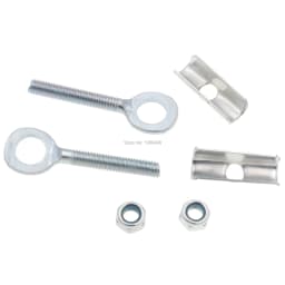 1 Pair Rear Wheel Axle Hole Chain Tensioner Adjuster for 49cc 2-Stroke 4-Stroke Mini Dirt Pit Bike