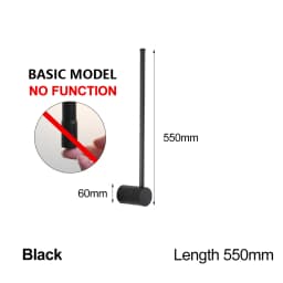 LUCKYLED Modern Led Wall Light AC85-290V Long Wall Lamp Sconce 100cm 120cm Interior Wall Light Bedside Bedroom Light Black White