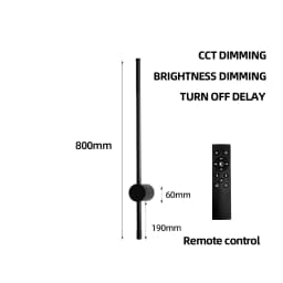 LUCKYLED Modern Led Wall Light AC85-290V Long Wall Lamp Sconce 100cm 120cm Interior Wall Light Bedside Bedroom Light Black White
