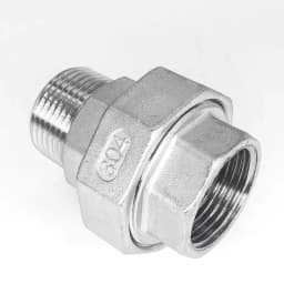1PCS 304 Stainless Steel Union Joint Coupling 1/4" 3/8" 1/2" 3/4" 1" 1-1/4" 1-1/2" 2" BSP Female Male Thread Cast Pipe Fitting