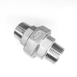 1PCS 304 Stainless Steel Union Joint Coupling 1/4" 3/8" 1/2" 3/4" 1" 1-1/4" 1-1/2" 2" BSP Female Male Thread Cast Pipe Fitting