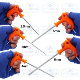 4mm T Handle Allen Wrench Ball End Hex Key