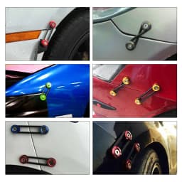 Aluminum Bumper Fixation Car Bumper Hook Car Bumper Fasteners for Car Accessories Interior Spare Parts Surround Buckle