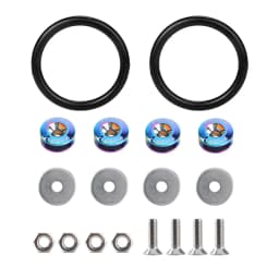 Aluminum Bumper Fixation Car Bumper Hook Car Bumper Fasteners for Car Accessories Interior Spare Parts Surround Buckle