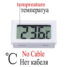 Mini Digital Humidity Meter Thermometer Hygrometer Sensor Gauge LCD Temperature Refrigerator Aquarium Monitoring Display Indoor