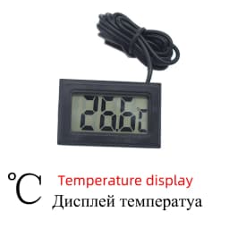 Mini Digital Humidity Meter Thermometer Hygrometer Sensor Gauge LCD Temperature Refrigerator Aquarium Monitoring Display Indoor