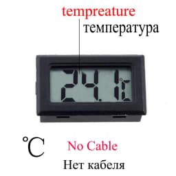 Mini Digital Humidity Meter Thermometer Hygrometer Sensor Gauge LCD Temperature Refrigerator Aquarium Monitoring Display Indoor