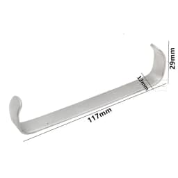 2pcs/lot dental Surgical Tissue Retractor Farabeuf Twin Hold Lips Cheek Handheld Retractors 12cm