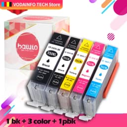 Compatible for Canon CLI 551 PGI 550 Ink Cartridges for Pixma IP7250 IX6850 MG5550 MG5650 MG6450 MG6650 MX725 MX925