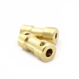 1PC 2mm 2.3mm 3mm 3.175mm 4mm 5mm 6mm Motor Shaft Coupling Copper Joint Coupler Connector for RC Boat Marine Car Robot