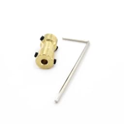 1PC 2mm 2.3mm 3mm 3.175mm 4mm 5mm 6mm Motor Shaft Coupling Copper Joint Coupler Connector for RC Boat Marine Car Robot