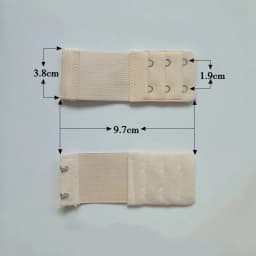 1PC Bra Extender For Women's 2 Hook Elastic Bra Extension Strap Hook Clip Expander Adjustable Belt Buckle Intimates
