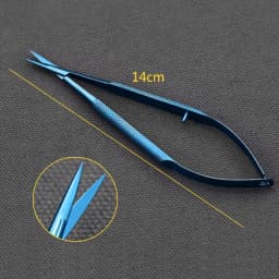 titanium microsurgical instruments microsurgery instruments Kit scissors needle holder forceps 14cm