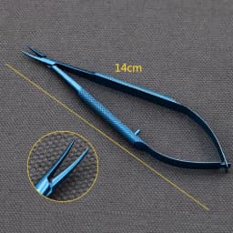 titanium microsurgical instruments microsurgery instruments Kit scissors needle holder forceps 14cm