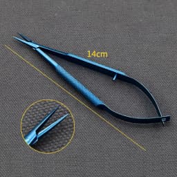 titanium microsurgical instruments microsurgery instruments Kit scissors needle holder forceps 14cm