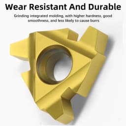 10pcs Carbide Thread Insert 16ER/IR 22ER/IR 1.5TR 2TR 2.5TR 3TR 4TR 5TR 6TR Threading Insert Trapezoidal Lathe Thread Tool Blade