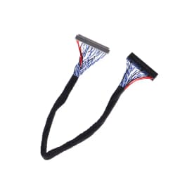 8 Bit LVDS Cable FIX-30 Pin 2ch For 17 19 22 26 Inch LCD/LED Panel Controller 25cm Z17