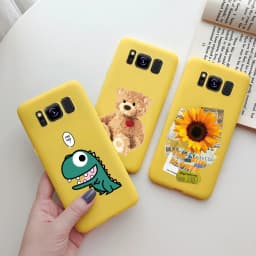 For Samsung Galaxy S8 S8 Plus S8+ Samsung S 8 S8plus Case Cover Silicone Cute Soft Matte Back Phone Protector Cover Funda Cases