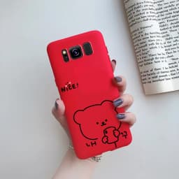 For Samsung Galaxy S8 S8 Plus S8+ Samsung S 8 S8plus Case Cover Silicone Cute Soft Matte Back Phone Protector Cover Funda Cases