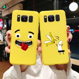 For Samsung Galaxy S8 S8 Plus S8+ Samsung S 8 S8plus Case Cover Silicone Cute Soft Matte Back Phone Protector Cover Funda Cases