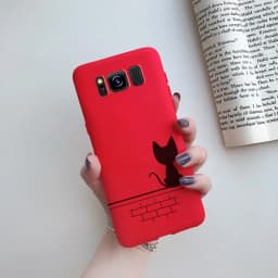 For Samsung Galaxy S8 S8 Plus S8+ Samsung S 8 S8plus Case Cover Silicone Cute Soft Matte Back Phone Protector Cover Funda Cases