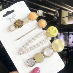 New Fashion 3/4pcs Set Pearl Hair Clip For Women Korean Hairpin Geometric Crystal Hair Barrettes Girl Hair Accessories Hairgrip