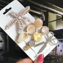 New Fashion 3/4pcs Set Pearl Hair Clip For Women Korean Hairpin Geometric Crystal Hair Barrettes Girl Hair Accessories Hairgrip