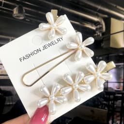 New Fashion 3/4pcs Set Pearl Hair Clip For Women Korean Hairpin Geometric Crystal Hair Barrettes Girl Hair Accessories Hairgrip