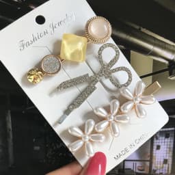 New Fashion 3/4pcs Set Pearl Hair Clip For Women Korean Hairpin Geometric Crystal Hair Barrettes Girl Hair Accessories Hairgrip
