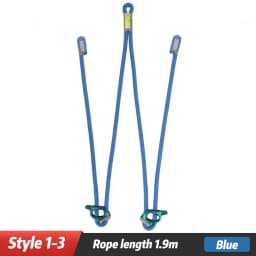 XINDA High Quality Adjust Cowstail Positioning Lanyard Adjuster For Ascending Descending Rock Climbing SRT Caving