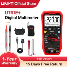 UNI T Professional Digital Multimeters UT61B+ UT61E+ UT61D+1000V Analog Multimeter Resistance Capacitance Test Multi Tester