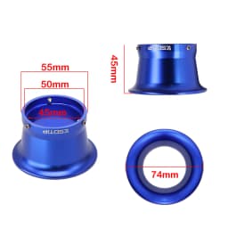 ZSDTRP Universal 50mm Mushroom Head Motorcycle Carburetor Air Filter With Mesh Cleaner Intake Pipe Modified Scooter