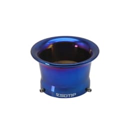 ZSDTRP Universal 50mm Mushroom Head Motorcycle Carburetor Air Filter With Mesh Cleaner Intake Pipe Modified Scooter