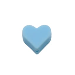 Cute-Idea 10PCs Heart Teether Pacifier Pendants Accessories Chain BPA Free Chewable Teething Soft Baby Product Food Grade