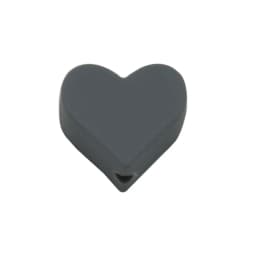 Cute-Idea 10PCs Heart Teether Pacifier Pendants Accessories Chain BPA Free Chewable Teething Soft Baby Product Food Grade