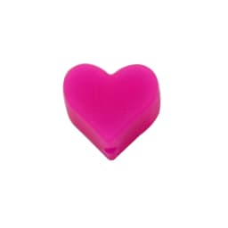 Cute-Idea 10PCs Heart Teether Pacifier Pendants Accessories Chain BPA Free Chewable Teething Soft Baby Product Food Grade
