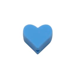 Cute-Idea 10PCs Heart Teether Pacifier Pendants Accessories Chain BPA Free Chewable Teething Soft Baby Product Food Grade
